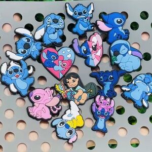13 PCS- Cute Stitch Cartoon Shoe Charms